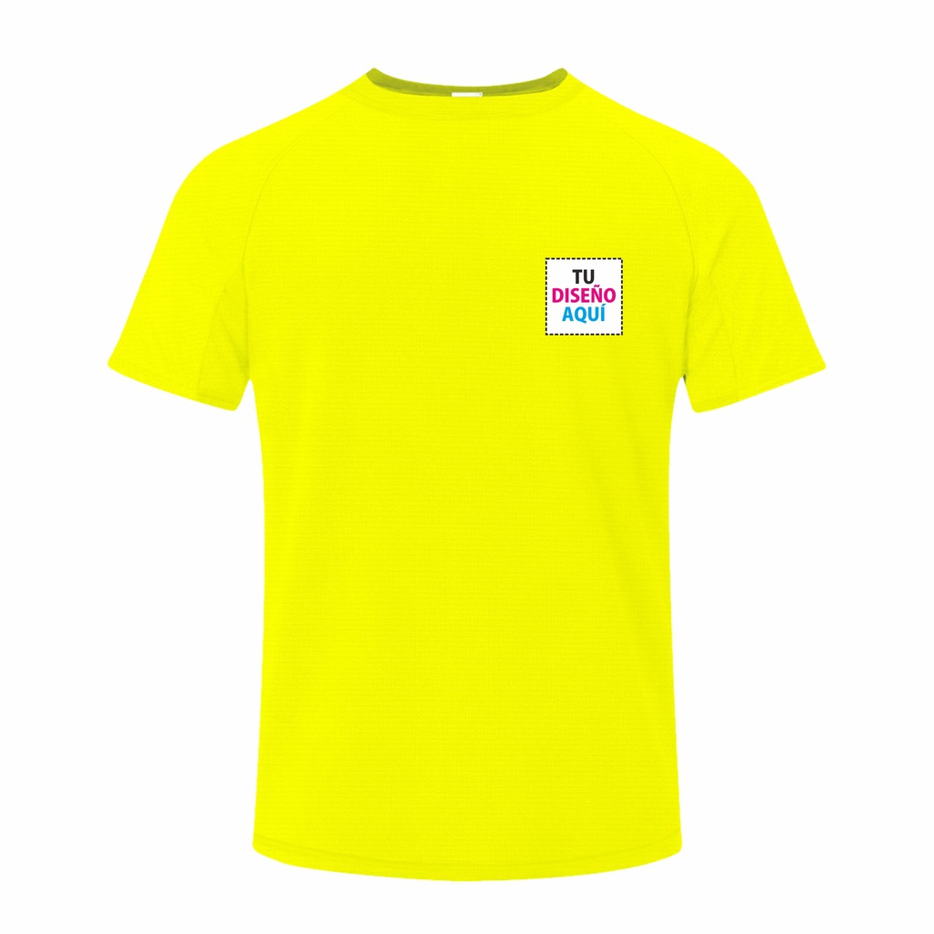 Camiseta técnica personalizada al bolsillo
