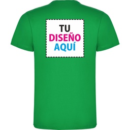 Camiseta unisex personalizada a la espalda