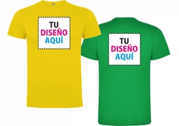 Camiseta Unisex Personalizada a pecho y espalda