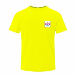 Camiseta técnica personalizada al bolsillo